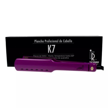 K7 plancha profesional de cabello lila