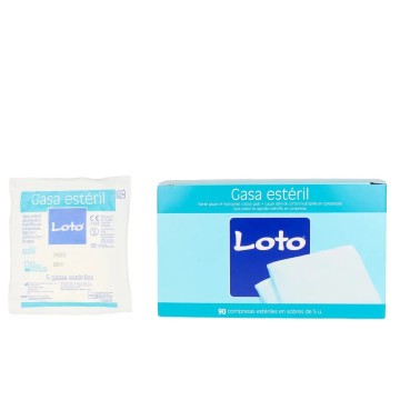 LOTO gasa suave hidrófila 100% algodón 90 uds