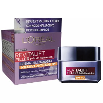 REVITALIFT FILLER ácido hialurónico crema día SPF50 50 ml