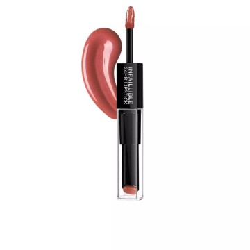 L’Oréal Paris Make-Up Designer Infallible Lipstick 24H - 404 Corail Constant - Lipstick Brillo