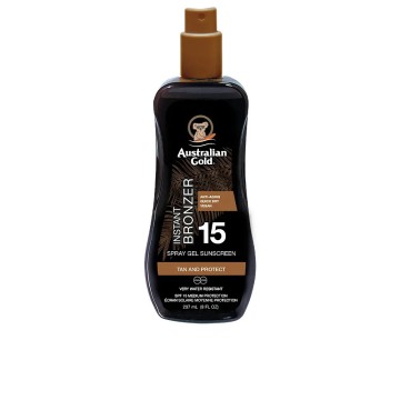 SUNSCREEN SPF15 spray gel with instant bronzer
