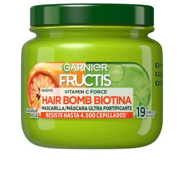 FRUCTIS VITAMIN FORCE hair bomb biotina mascarilla 320 ml