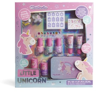 LITTLE UNICORN NAIL&LIP WITH TIN BOX LOTE 13 pz