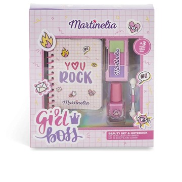 SUPER GIRL BEAUTY SET & NOTEBOOK 4 pz