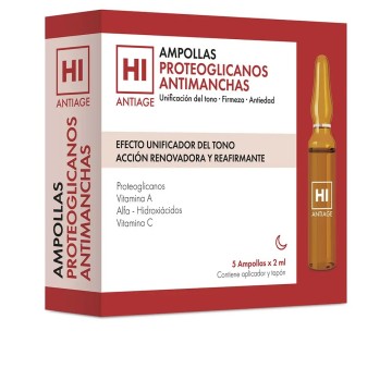 HI ANTI-AGE ampollas proteoglicanos antimanchas triple efecto flash 5 x 2 ml